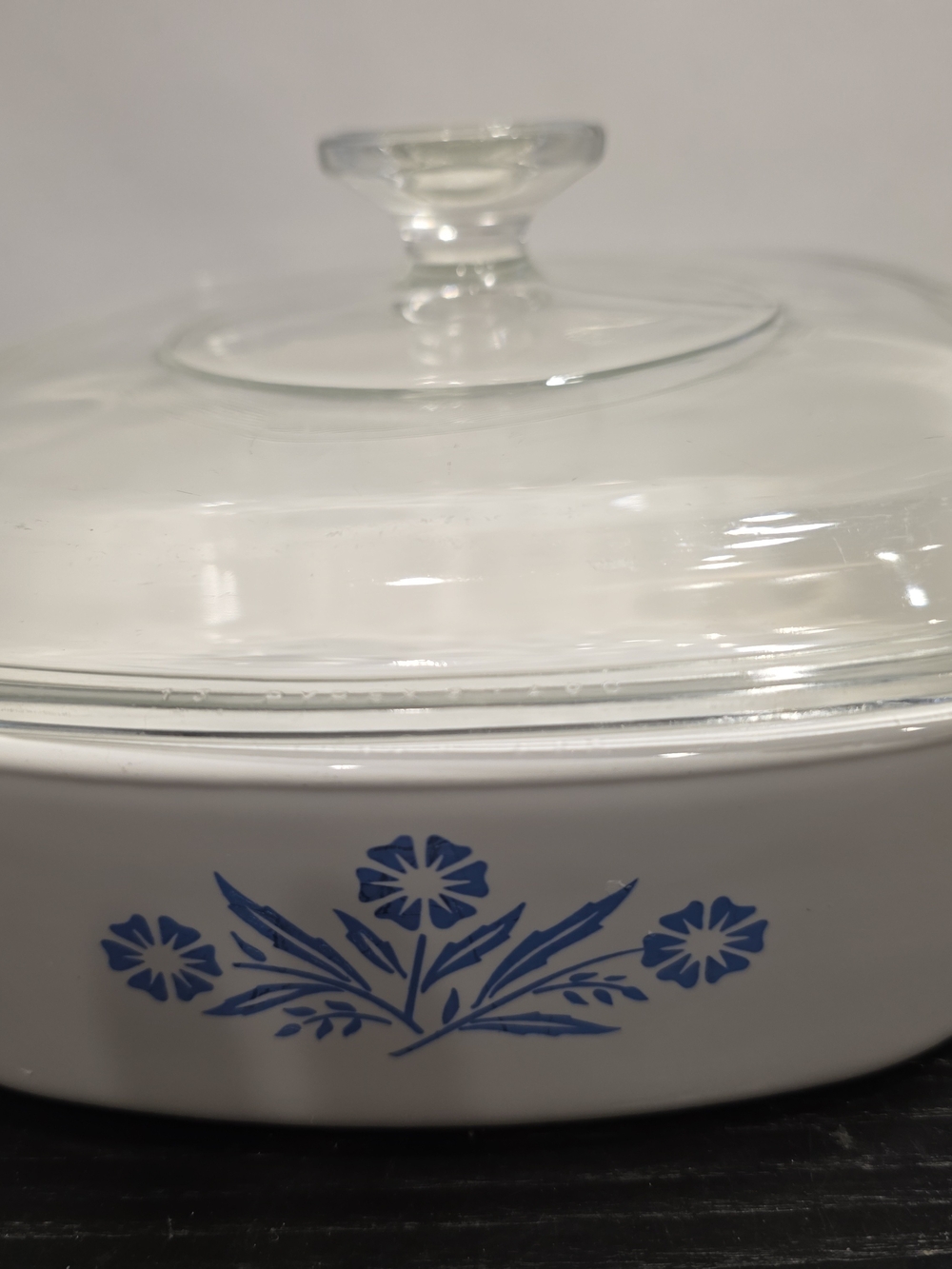 Vtg Corning Ware Blue Cornflower,casserole Dish 2qt Lid A-2-b,Dish A-9-c,no Chip